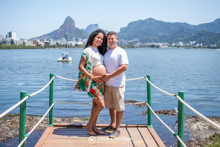 Ensaio Gestante - Lagoa