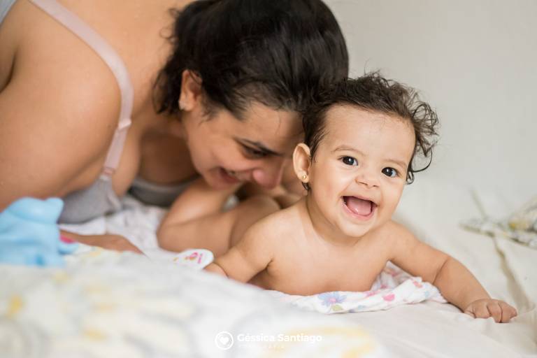 Ensaio Família - Em casa