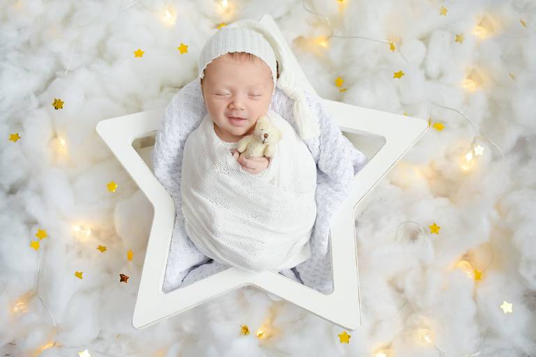 Estrela com luzinhas