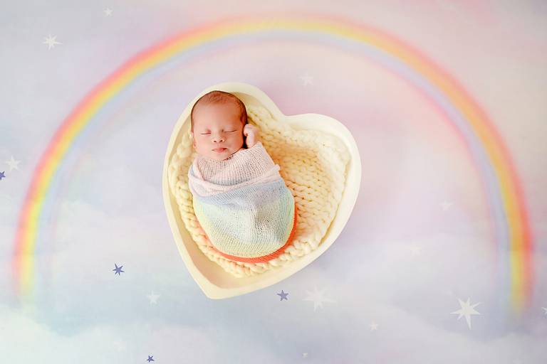 bebê arco íris