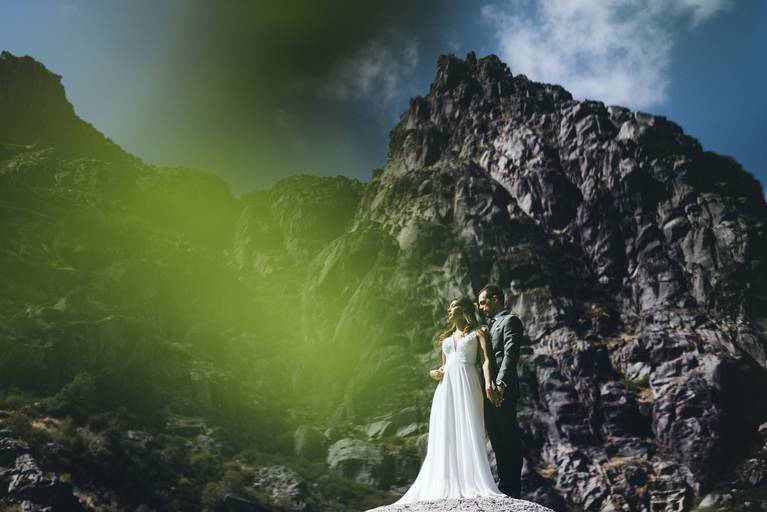 Sessão de noivos Serra da Estrela