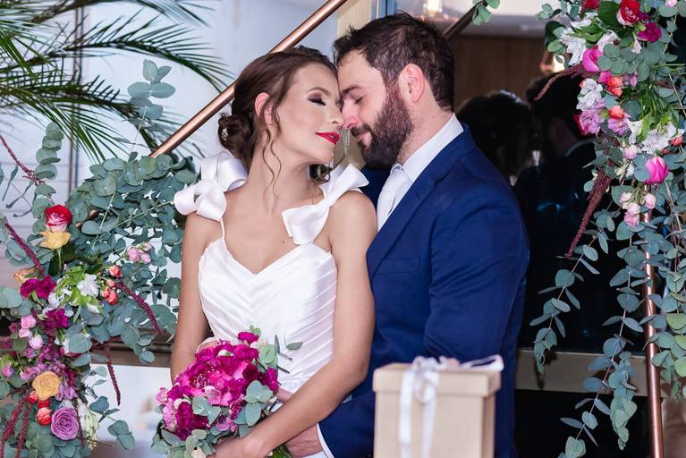 Casamento Nat e Bruno na Arena Copacabana Palace, realizado pela fotógrafa Fabiana Bomfim.