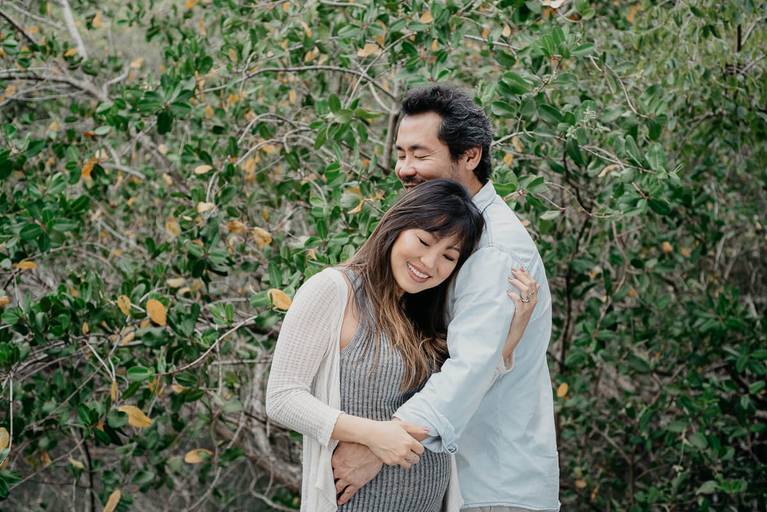 Ensaio do casal Silvinha e Luís à Silvinha e seu Benício na Praia da Ferradurinha, Búzios, pela fotógrafa Fabiana Bomfim.