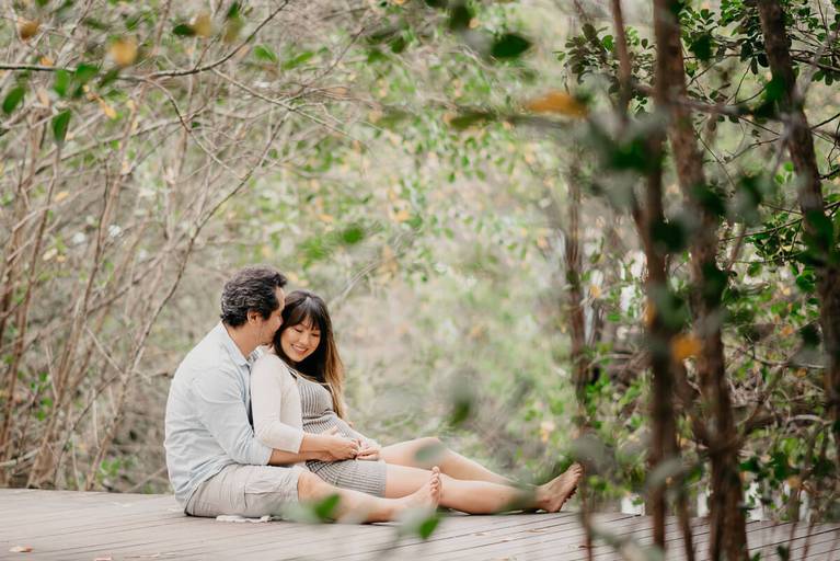 Ensaio do casal Silvinha e Luís à Silvinha e seu Benício na Praia da Ferradurinha, Búzios, pela 