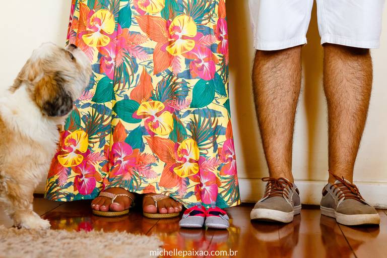 fotografia lifestyle de gestante ensaio gestante com pet rj