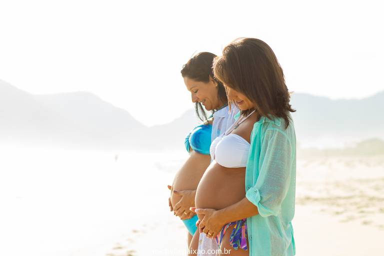 ensaio  duas gestantes amigas grumari rio de janeiro