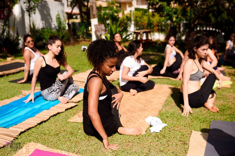 Quadra 6 Lote 5 - 2ª edição em 1 de setembro de 2019 - Alongamento com Andreza Bastos.
