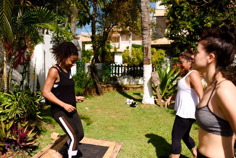 Quadra 6 Lote 5 - 2ª edição em 1 de setembro de 2019 - Alongamento com Andreza Bastos.