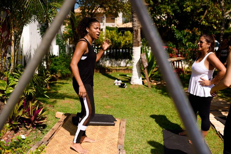 Quadra 6 Lote 5 - 2ª edição em 1 de setembro de 2019 - Alongamento com Andreza Bastos.