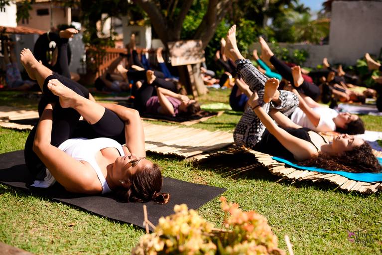 Quadra 6 Lote 5 - 2ª edição em 1 de setembro de 2019 - Alongamento com Andreza Bastos.