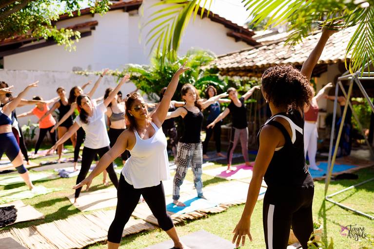 Quadra 6 Lote 5 - 2ª edição em 1 de setembro de 2019 - Alongamento com Andreza Bastos.