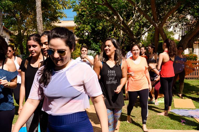 Quadra 6 Lote 5 - 2ª edição em 1 de setembro de 2019 - Alongamento com Andreza Bastos.