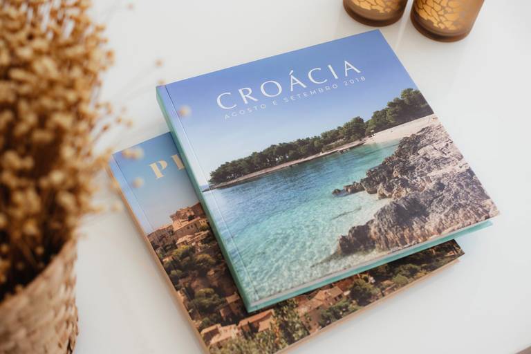 álbuns de viagem personalizados