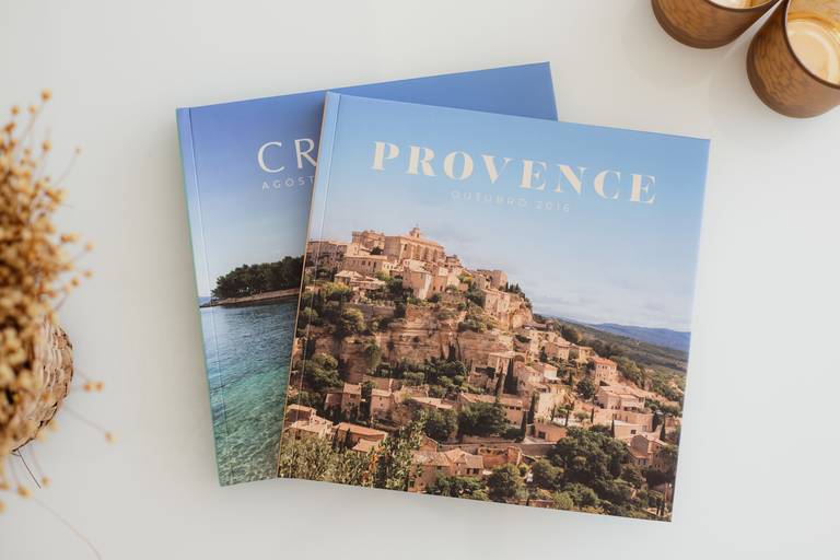 álbuns de viagem personalizados