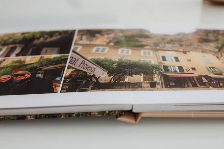 álbum de viagem personalizado Provence
