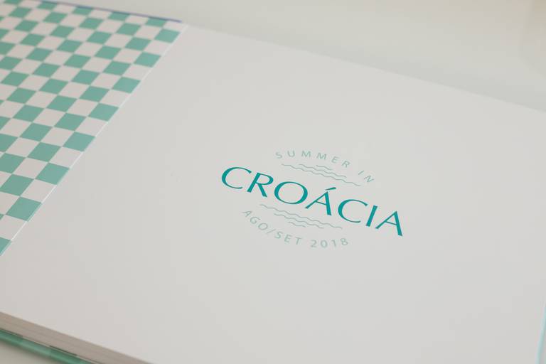álbum de viagem personalizado Croácia