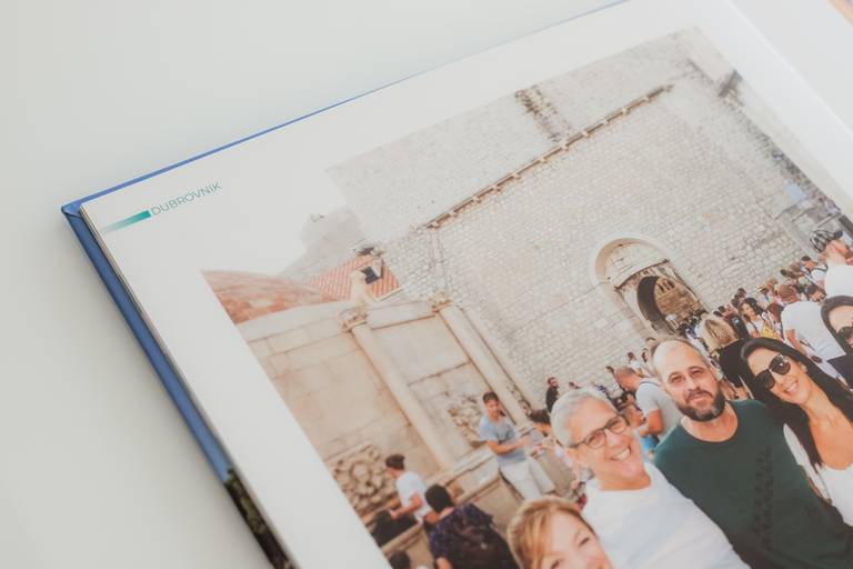 álbum de viagem personalizado Croácia