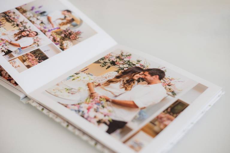 álbum personalizado para o chá revelação