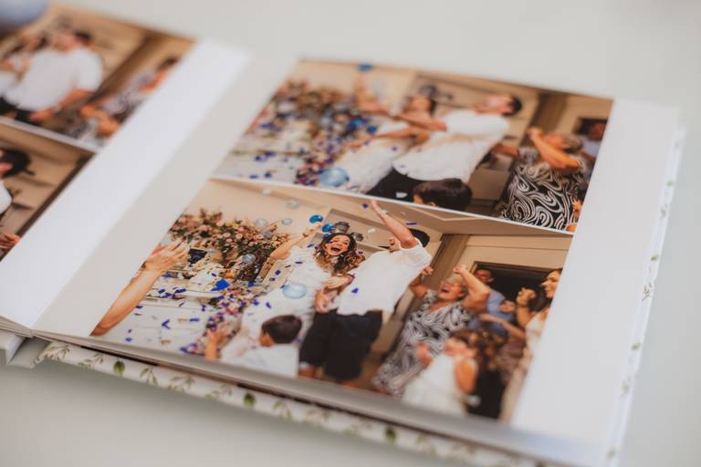 álbum personalizado para o chá revelação