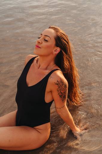 ensaio feminino na praia