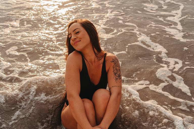 ensaio feminino na praia