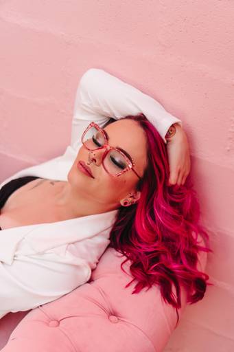 ensaio feminino look rosa no rosa rose guarapuava - pr