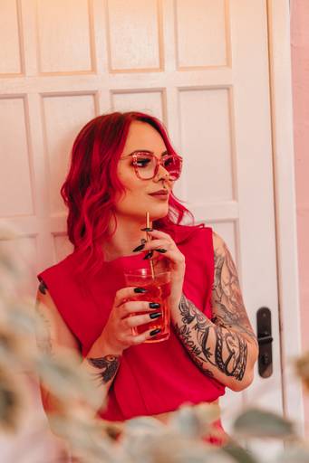 ensaio feminino look rosa no rosa rose guarapuava - pr