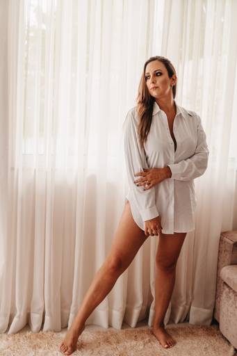 Ensaio intimista em casa