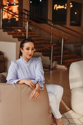 ensaio de posicionamento de imagem despojado