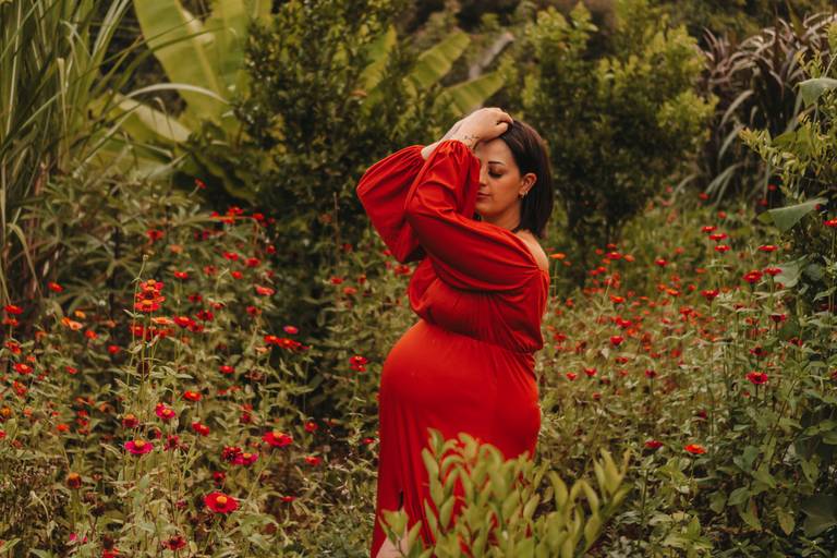 ensaio gestante natureza