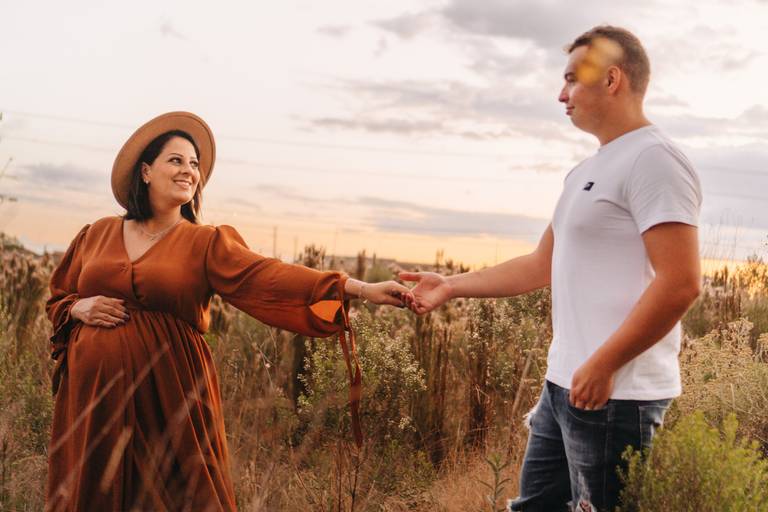 ensaio gestante natureza