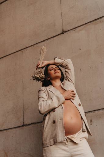 Ensaio gestante moderno