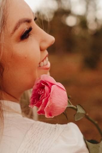 fotos efmininas com flor