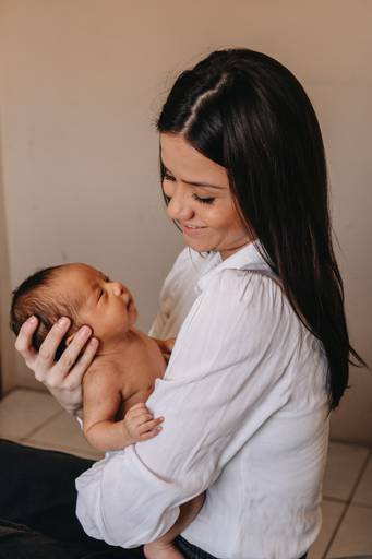 ensaio newborn em casa