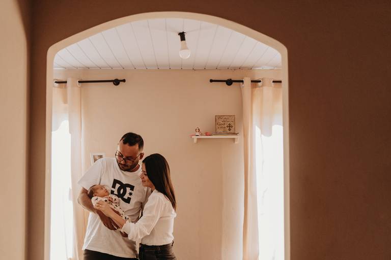 ensaio newborn em casa