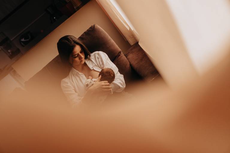 ensaio newborn em casa