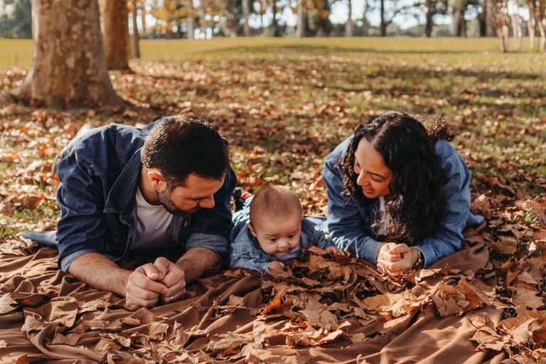 ensaio infantil outono