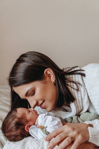 recém nascido em casa