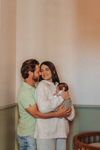 recém nascido em casa