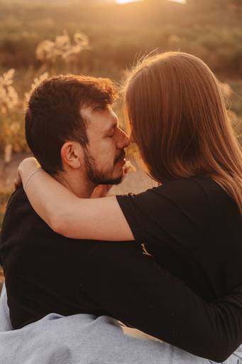 Ensaio casal com pizza