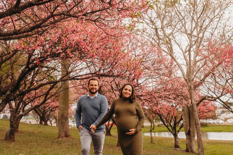 ensaio gestante  cerejeiras