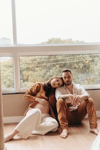 fotos gestante quarto