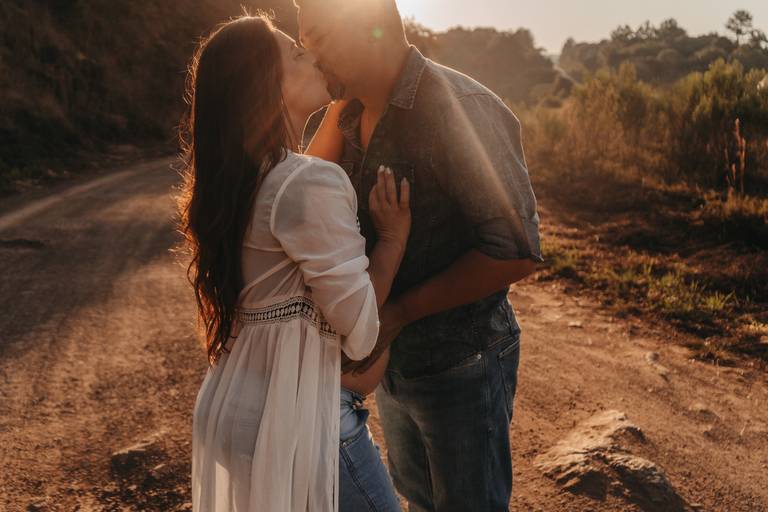 gestante na cachoeira