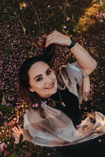 ensaio feminino nas flores