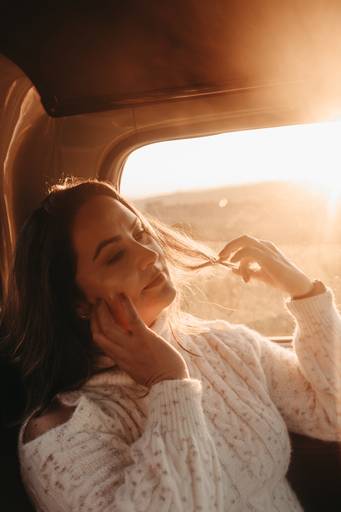 ensaio no carro feminino