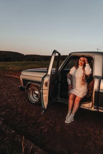 ensaio no carro feminino