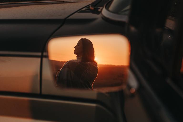 ensaio no carro feminino