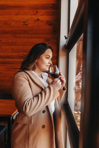 ensaio feminino inverno em chalé