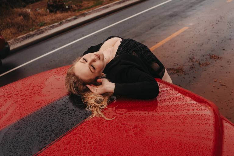 Ensaio intimista carro