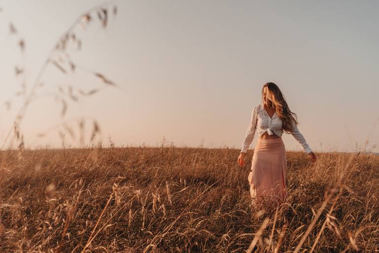 Ensaio feminino liberdade delicado